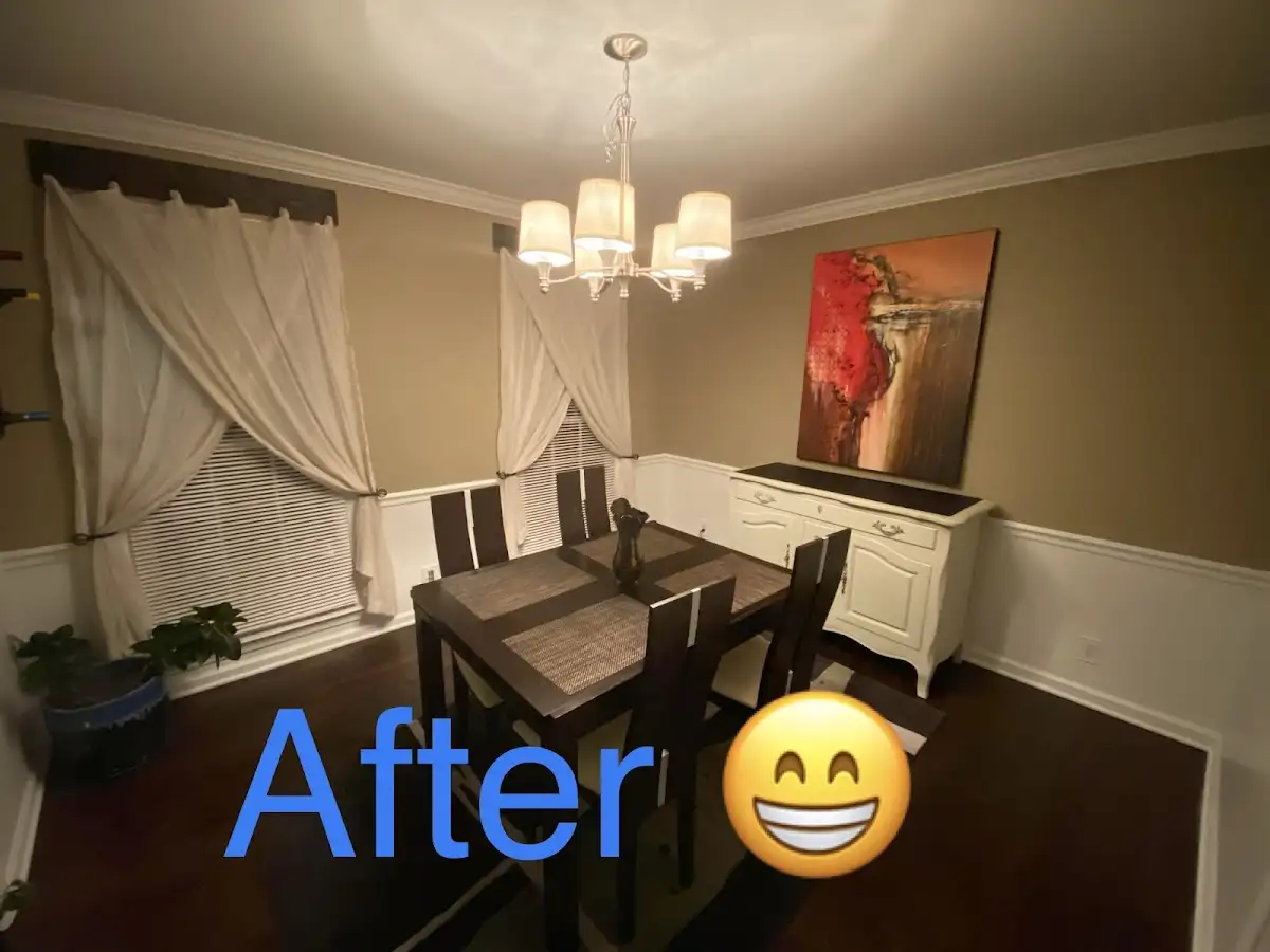 Professional dining room restoration after water damage in Edgerton
