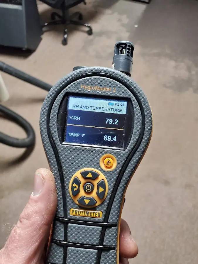 Moisture meter humidity assessment for Fire & Smoke Damage Restoration in Edgerton