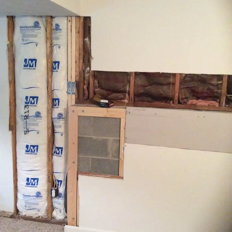 Wall insulation replacement during Odor Removal & Deodorization in Edgerton